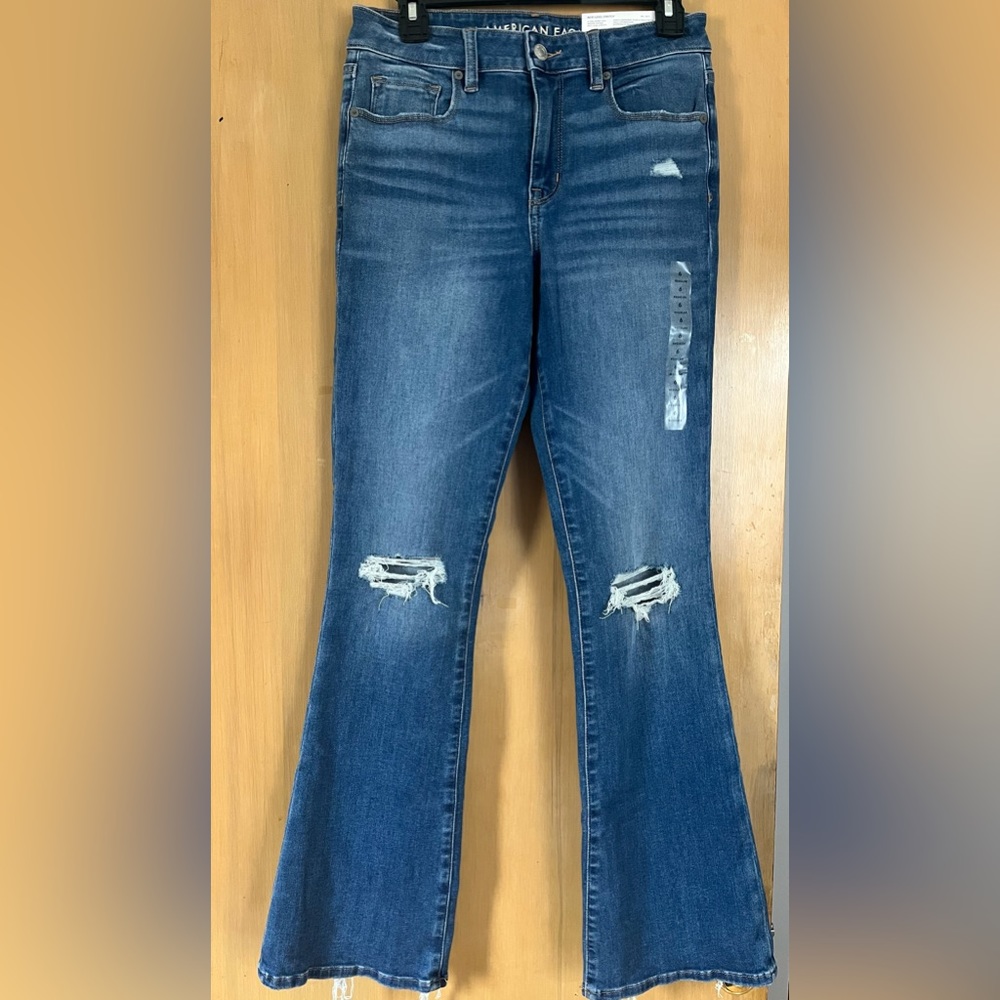 American Eagle Next Level Stretch Hi-Rise Skinny Kick Jean size 6